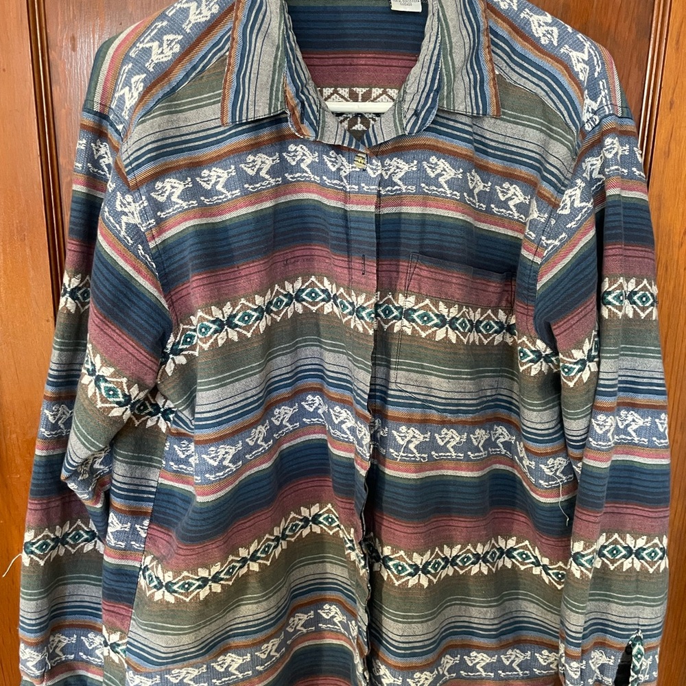 Cabin Creek Men's Striped Multicolor Shirt Jacket